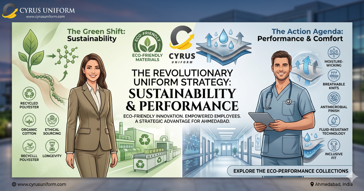 Beyond the Stitch: Embracing Sustainability & Performance in Ahmedabad's Uniform Design